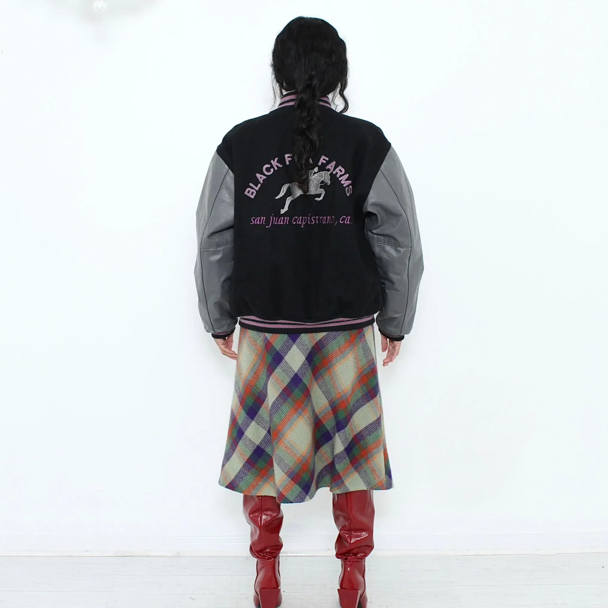1980s Equestrian Varsity Jacket