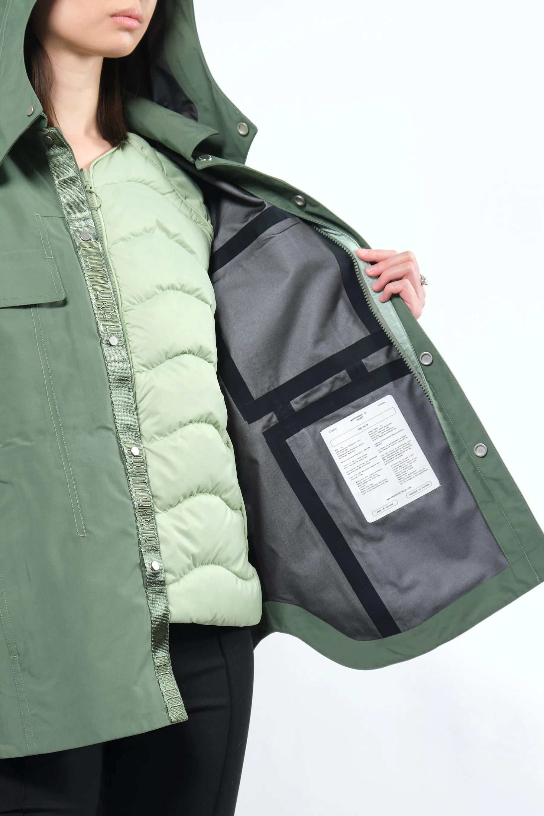3in1 Waterproof   Re:Down Light Puffer Jacket