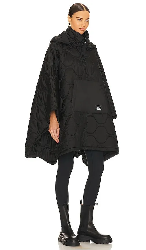 ALPHA INDUSTRIES Liner Poncho in Black