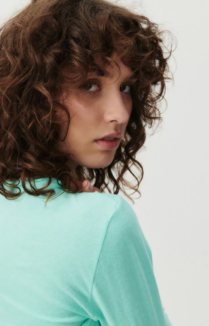 American Vintage Gamipy Long Sleeve Tee - Lagoon
