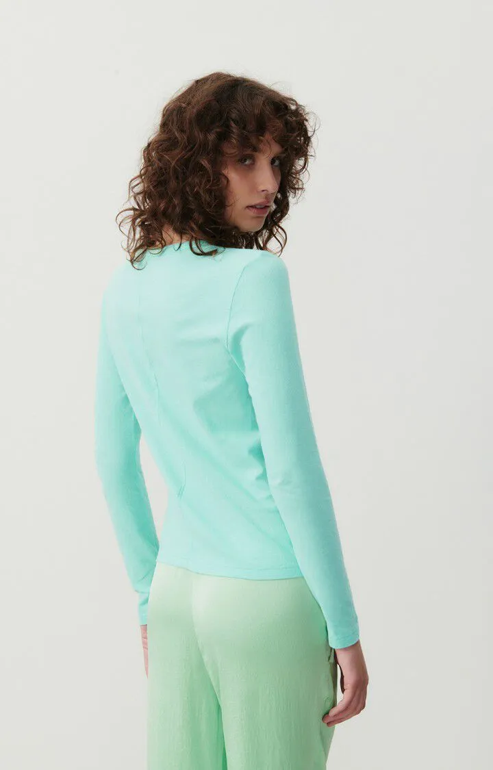 American Vintage Gamipy Long Sleeve Tee - Lagoon
