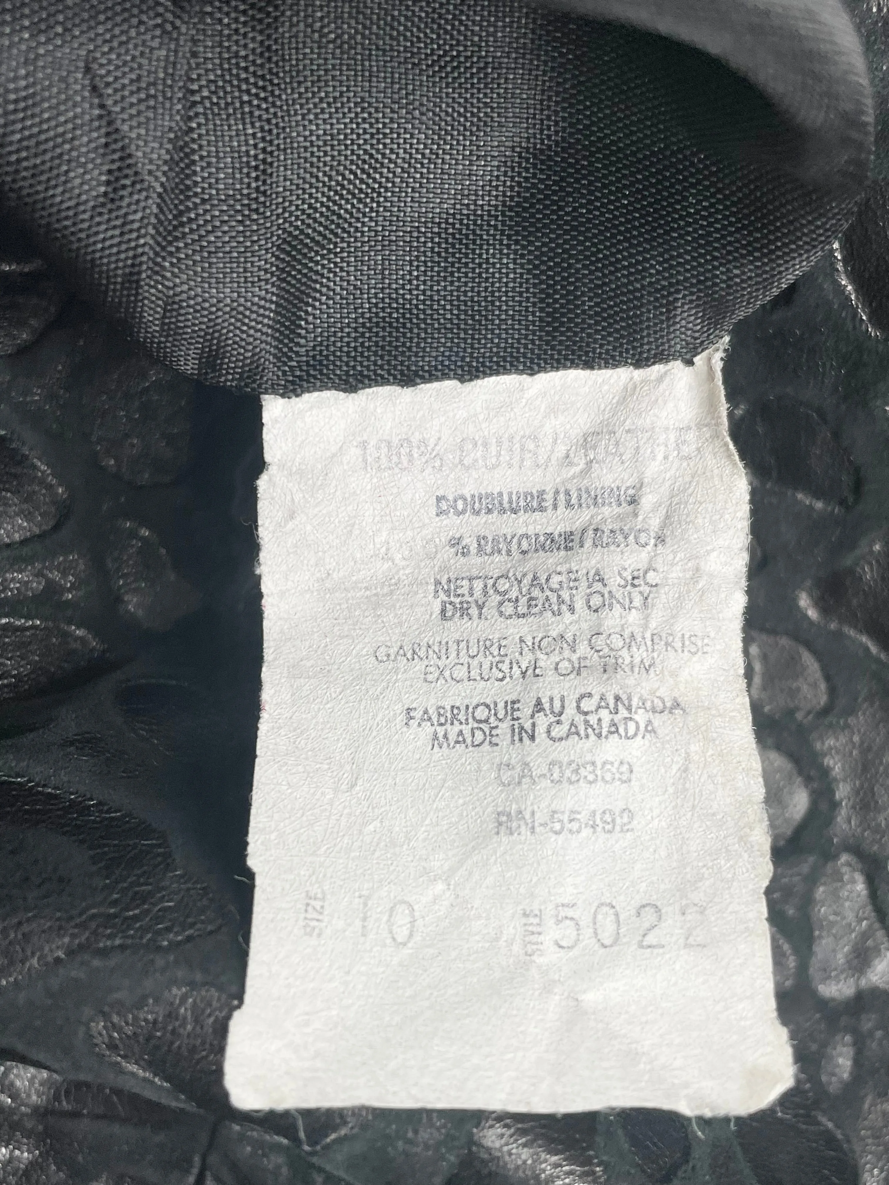 Bagatelle Black Leather Textured Midi Skirt - AU10