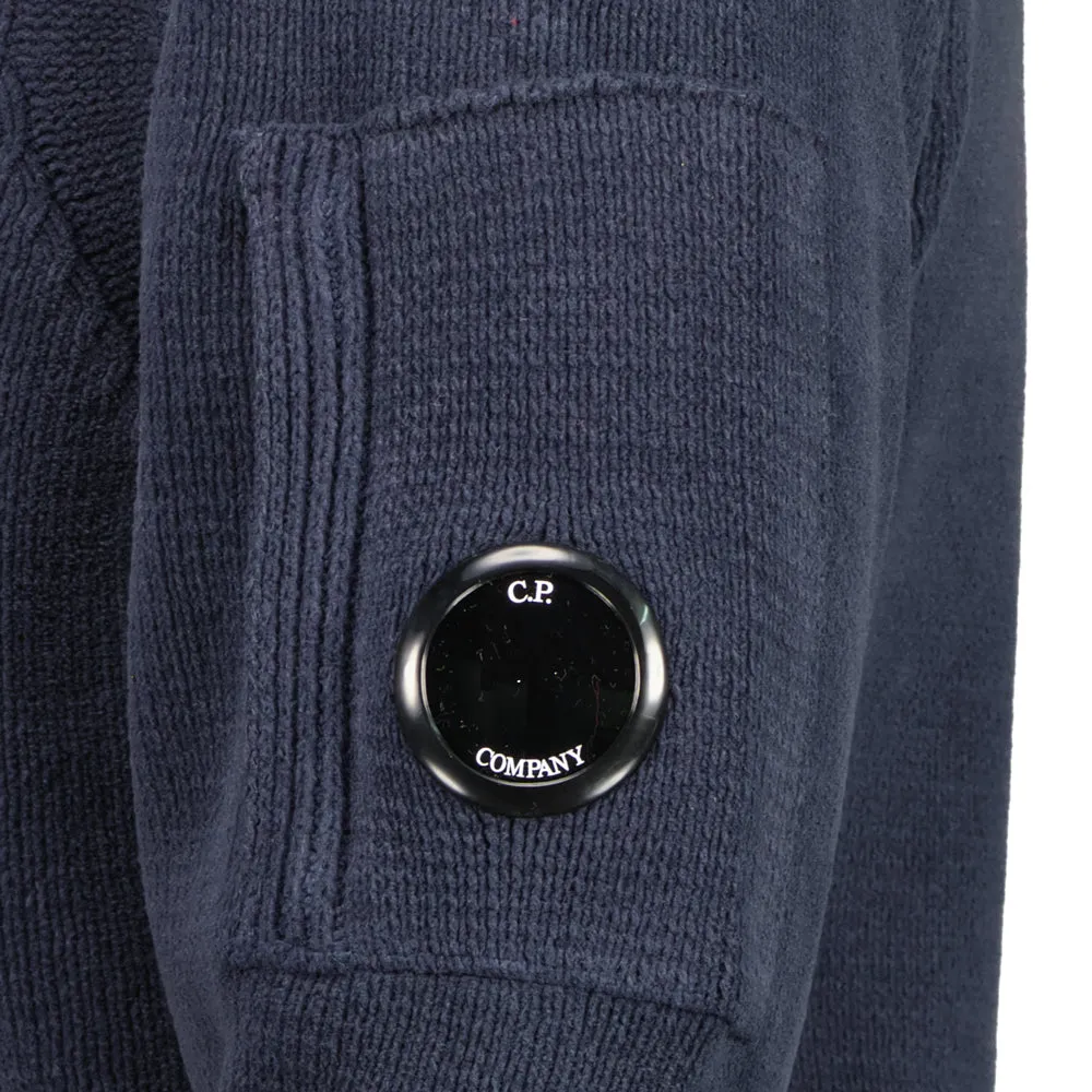 Chenille Turtleneck Lens Knit