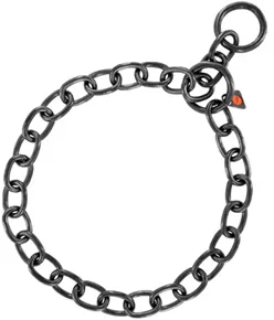 CHOCE CHAIN EXTRA STRONG, MEDIUM ROUND LINKS-  STAINLESS STEEL BLACK