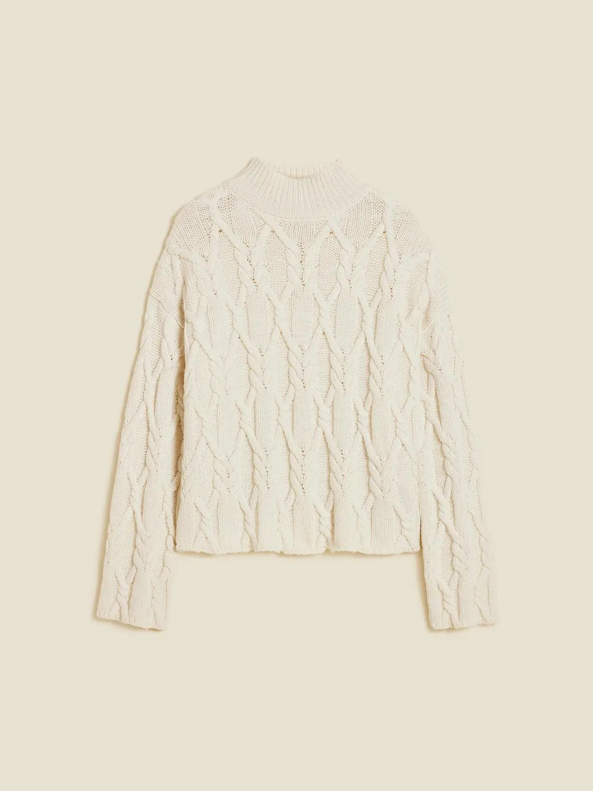 Chunky Cable Turtleneck