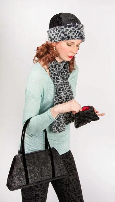 Coin Purse & Cosmetic Bag - Luxury Faux Fur in Meerkat -  Sold Out!