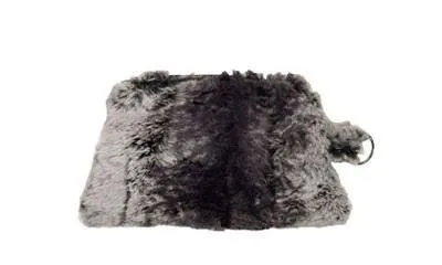Coin Purse & Cosmetic Bag - Luxury Faux Fur in Meerkat -  Sold Out!