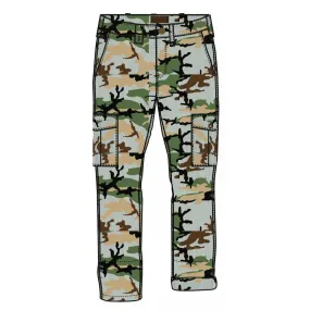Cookies Blue Stripe Vintage Camo Cargo Pants