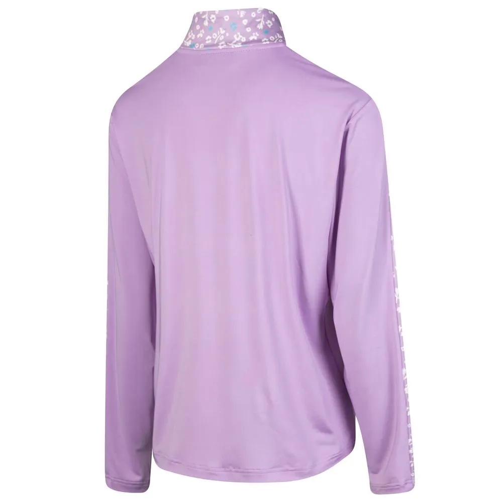 Floral Contrast Printed Top Layer