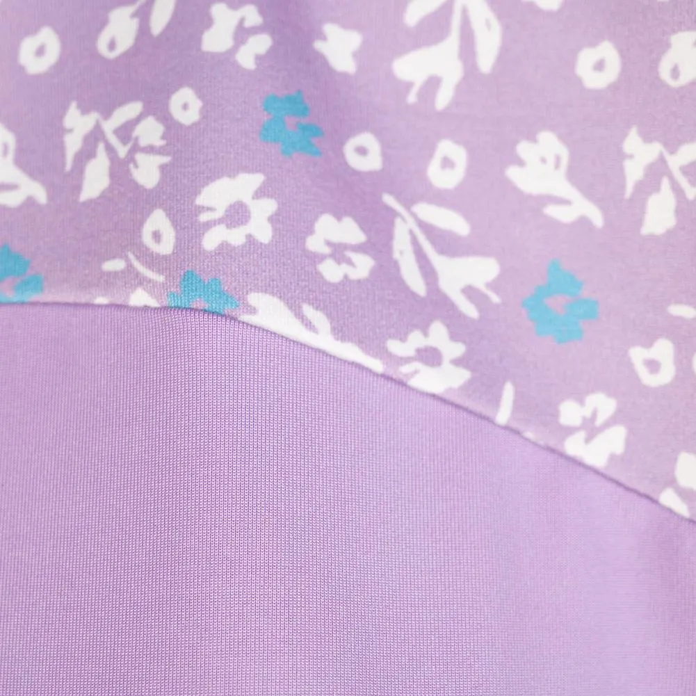 Floral Contrast Printed Top Layer