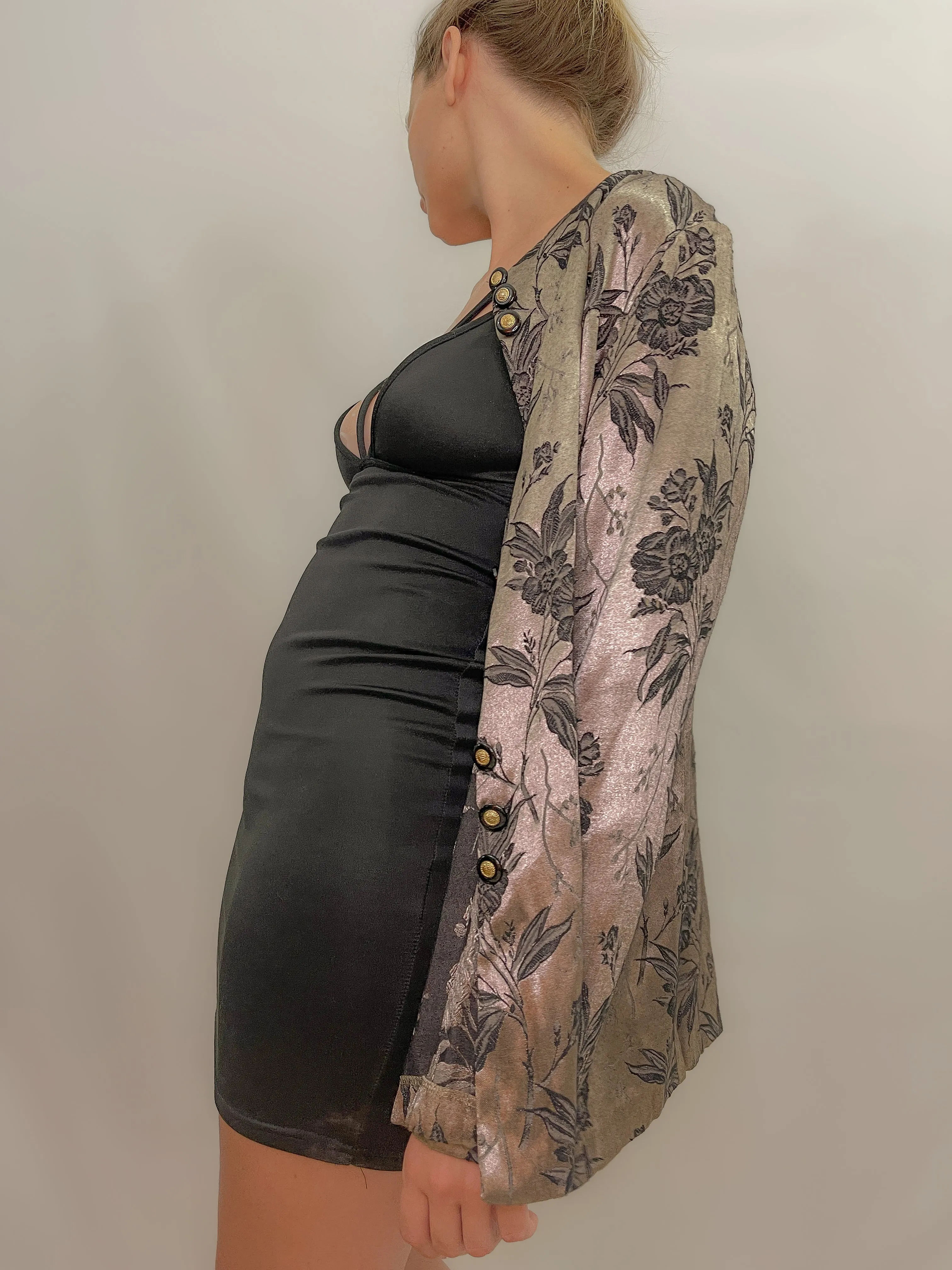 Floral Satin Overshirt