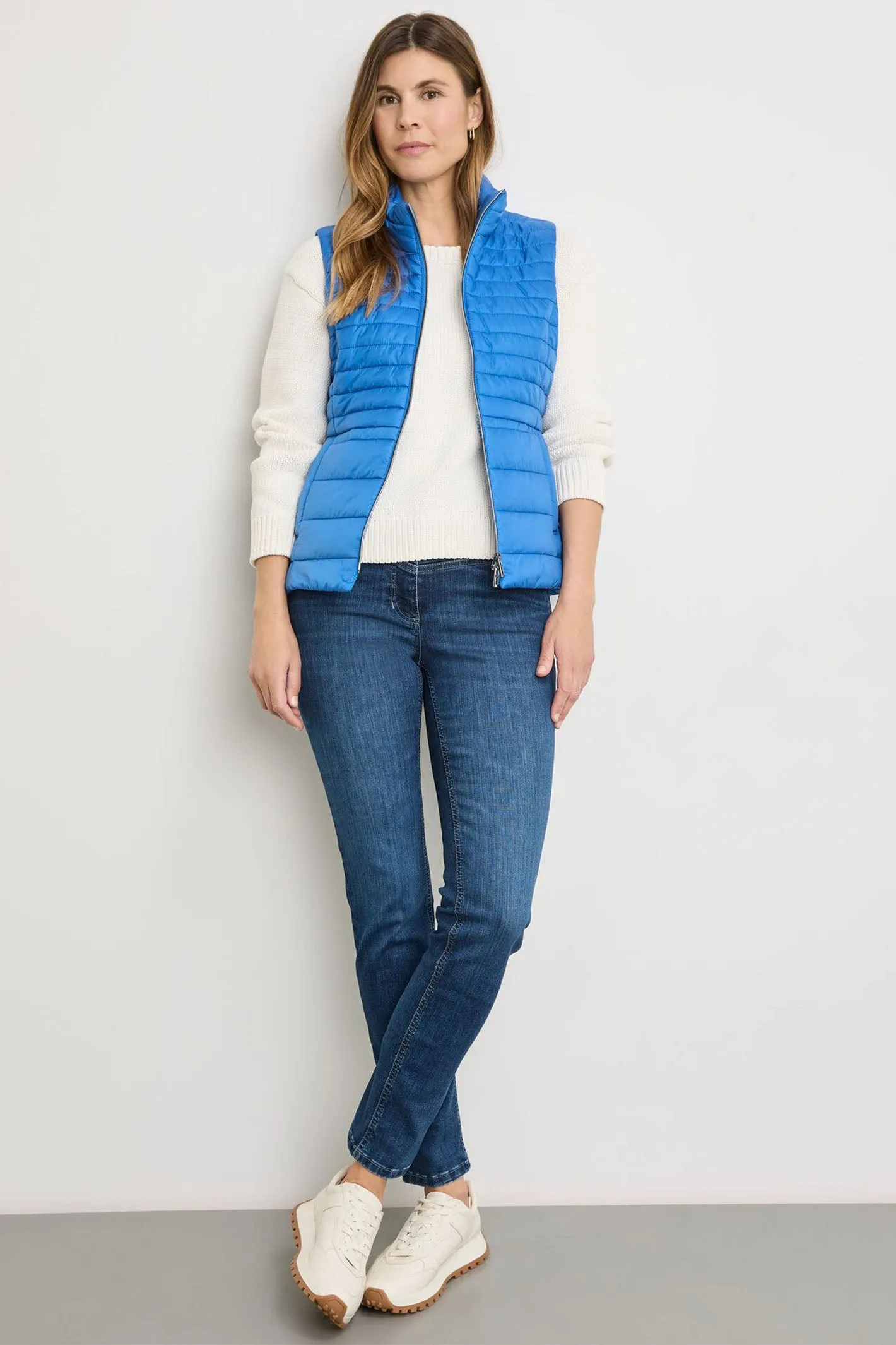 Gerry Weber 440356-31193 Padded Gilet Aurora Blue