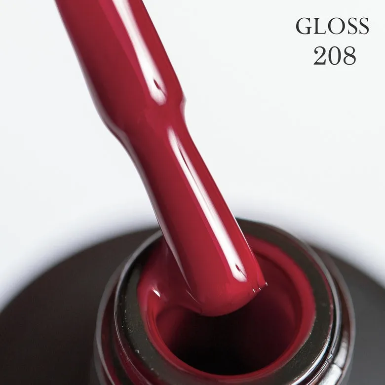 GLOSS Gel Polish Red Collection Full set of 10 pcs
