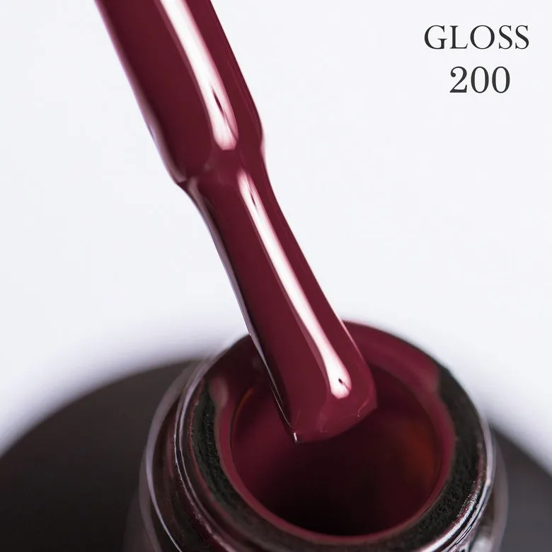 GLOSS Gel Polish Red Collection Full set of 10 pcs