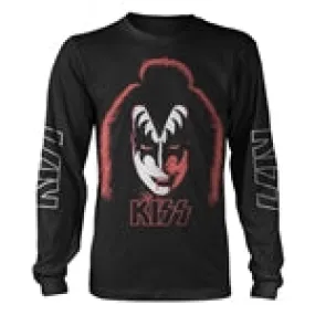 KISS T-shirt Gene Simmons  Black Long Sleeve Tee