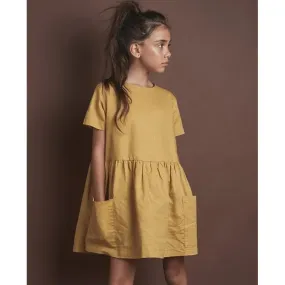 Linen Summer Dress for Baby Girl