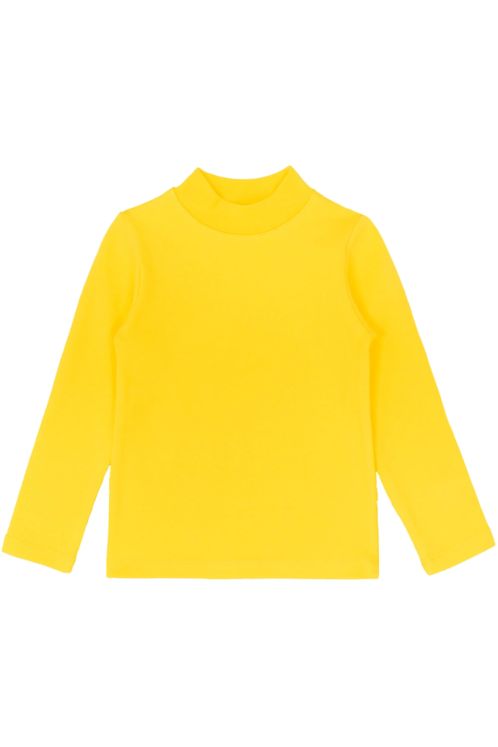 Little Girls Cotton Basic Mock-Neck T-Shirt & Leggings Set
