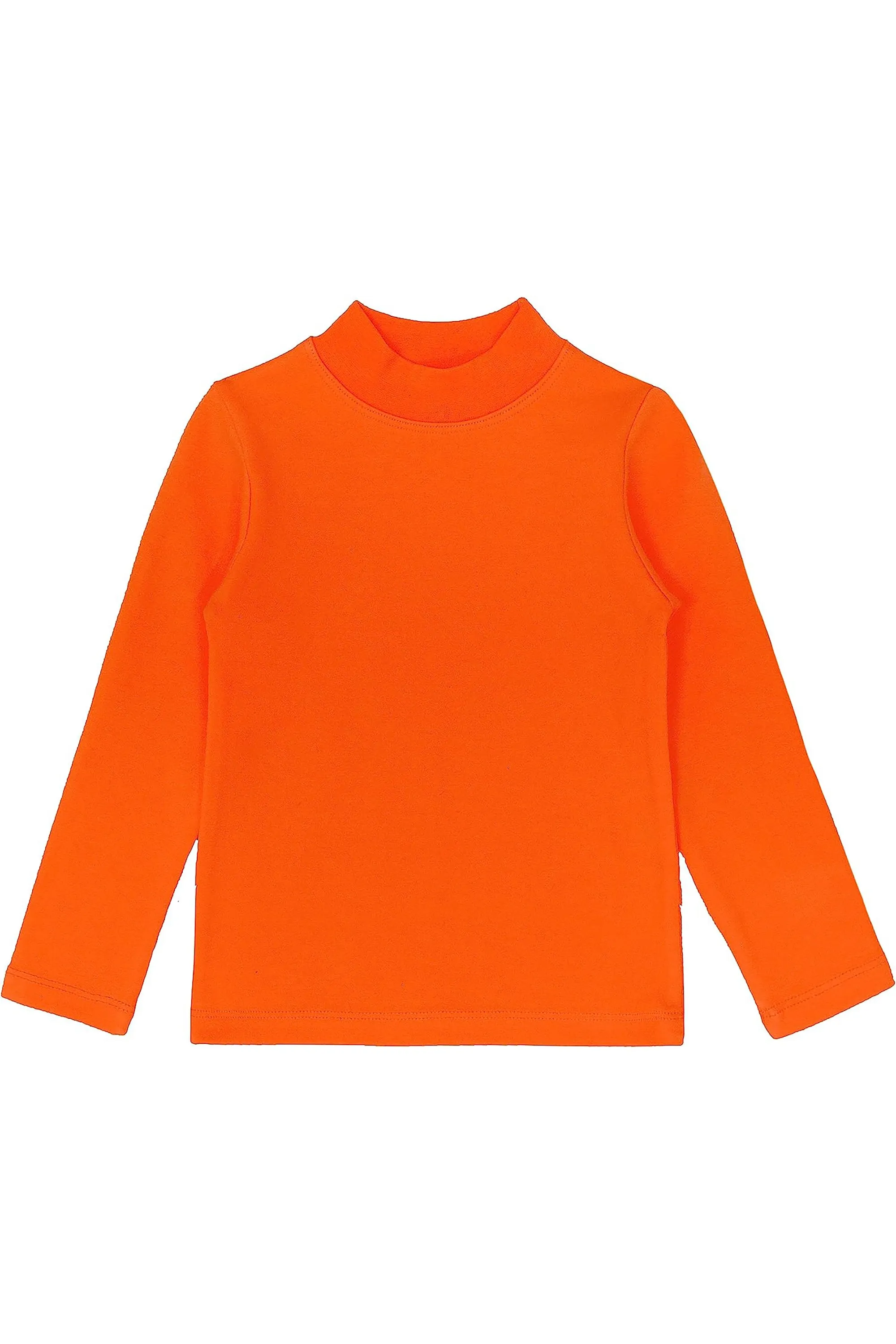 Little Girls Cotton Basic Mock-Neck T-Shirt & Leggings Set
