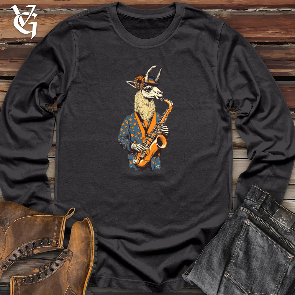 Llama Saxaphone Long Sleeve