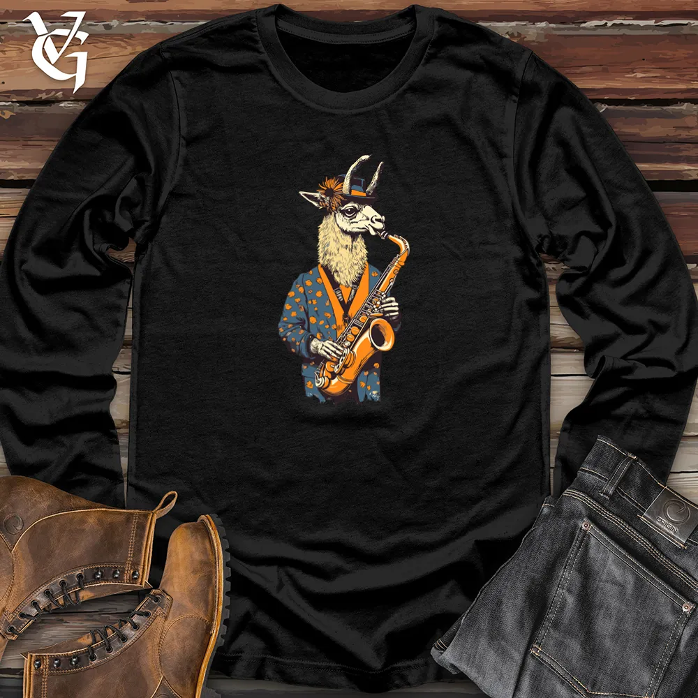 Llama Saxaphone Long Sleeve
