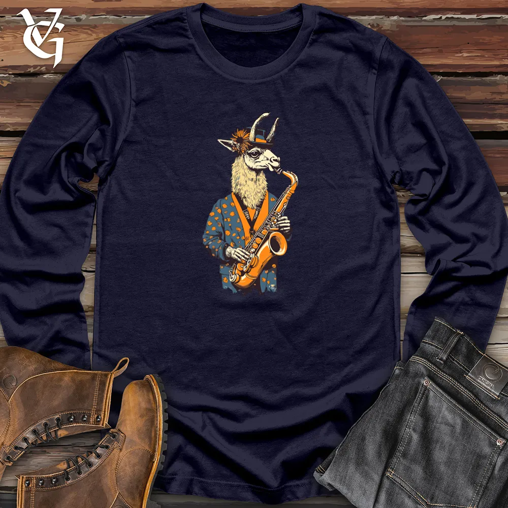 Llama Saxaphone Long Sleeve