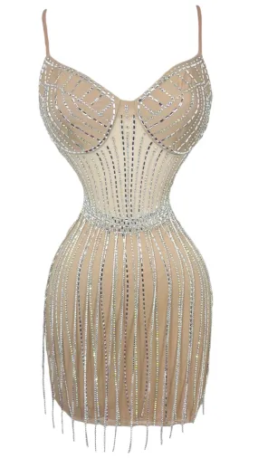 Niah Dress - Nude