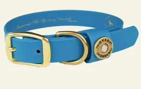 Over Under: Water Dog Collar Aqua Blue