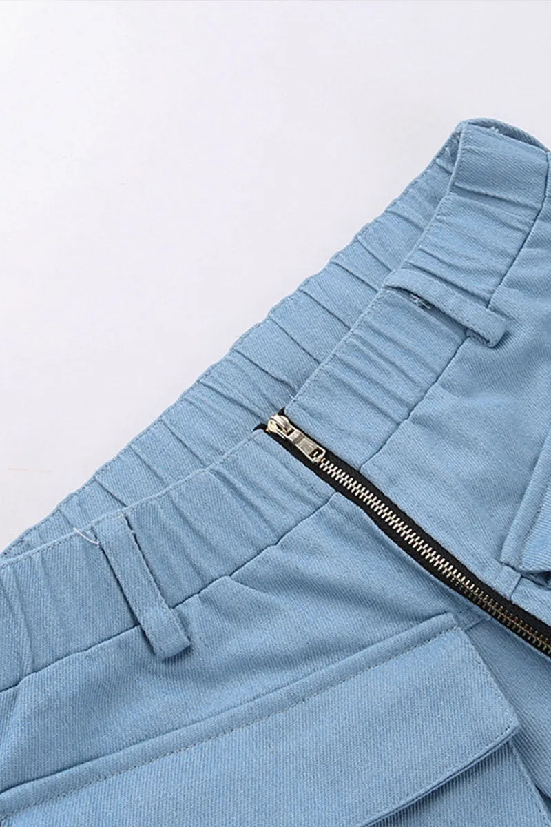 PQ3213 Baggy Denim Pants