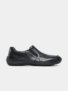Rieker 03064 Men's Slip On Leather Shoes