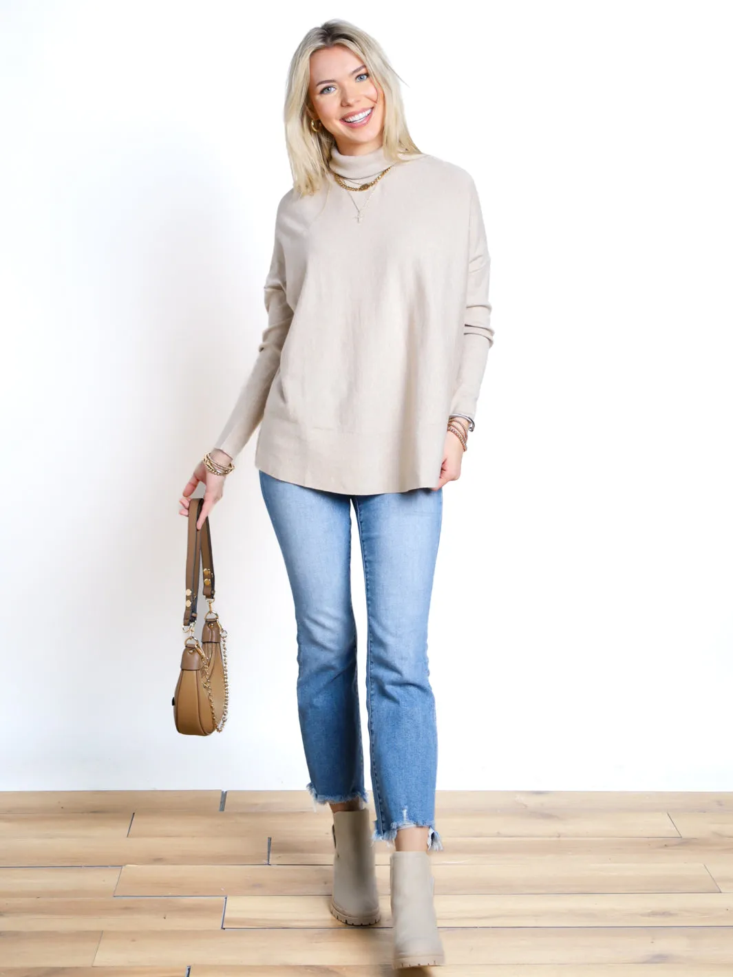 Sunday Best Turtleneck Sweater- Final Sale