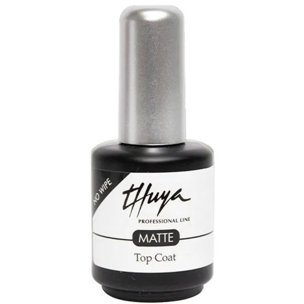 Thuya On-Off Gel Polish Top Coat 14 ml (Matte - No Wipe) - SAVE 50%*