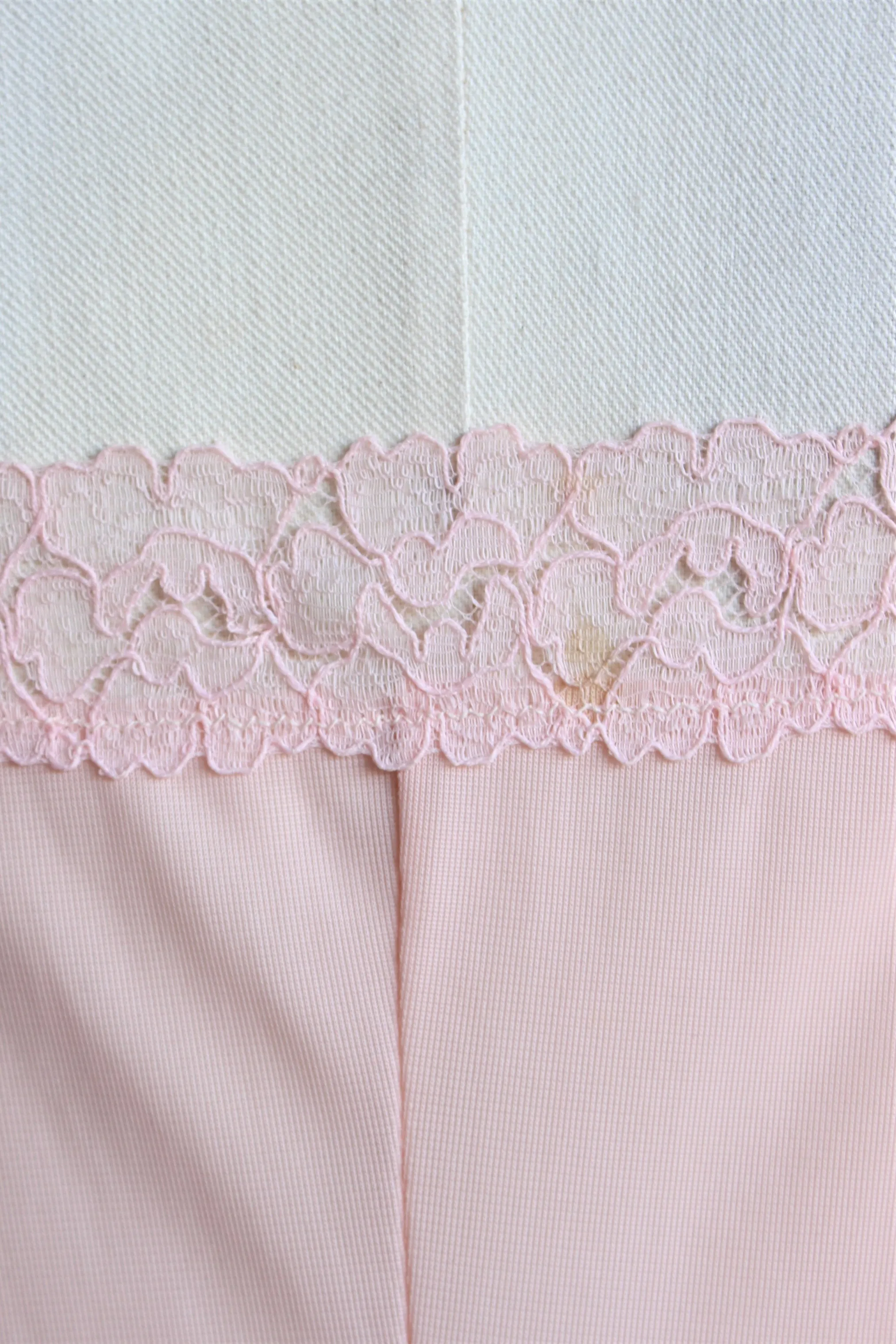 Vintage 1960s Pink Nylon Slip by Walker Reid
