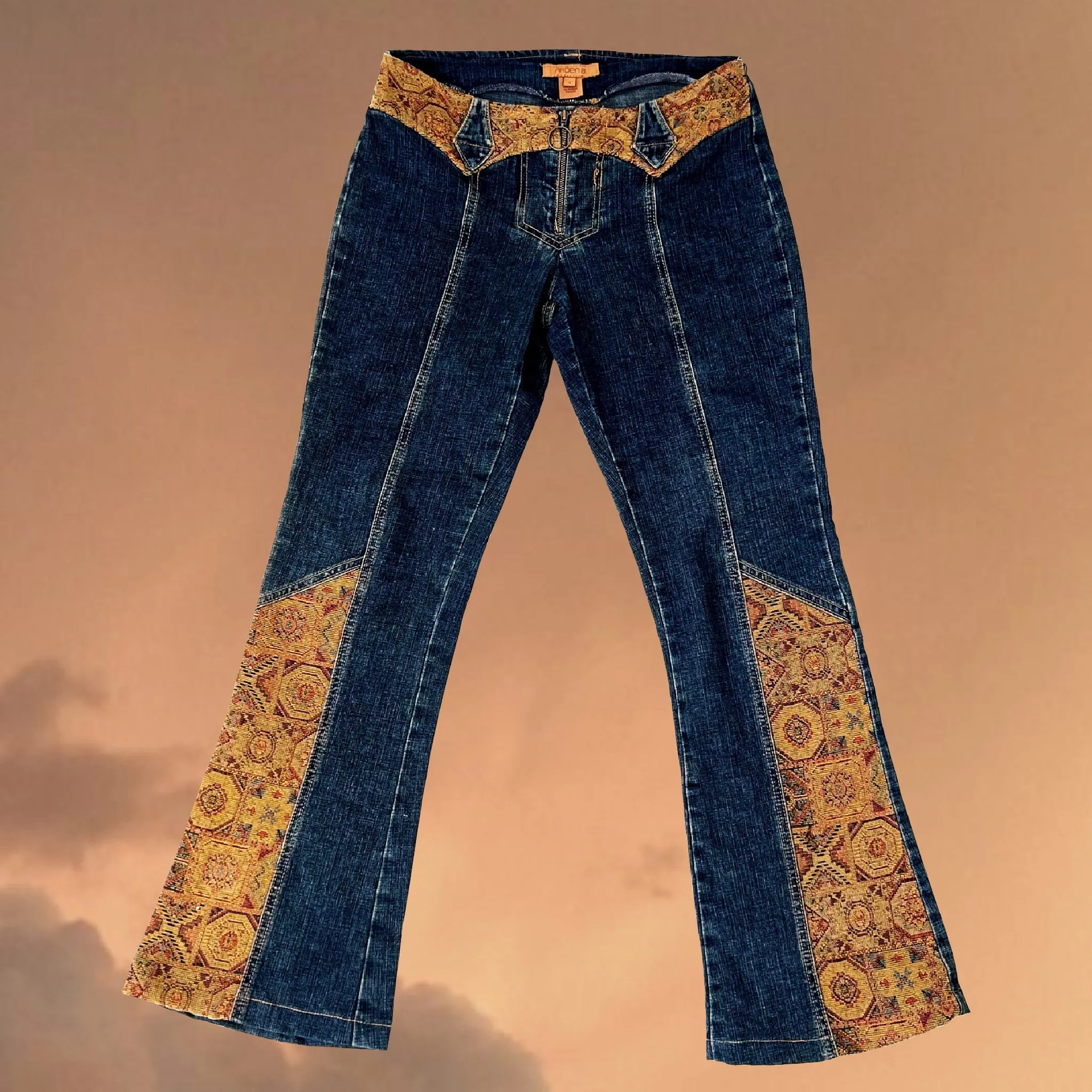Vintage Tapestry Jeans - Small