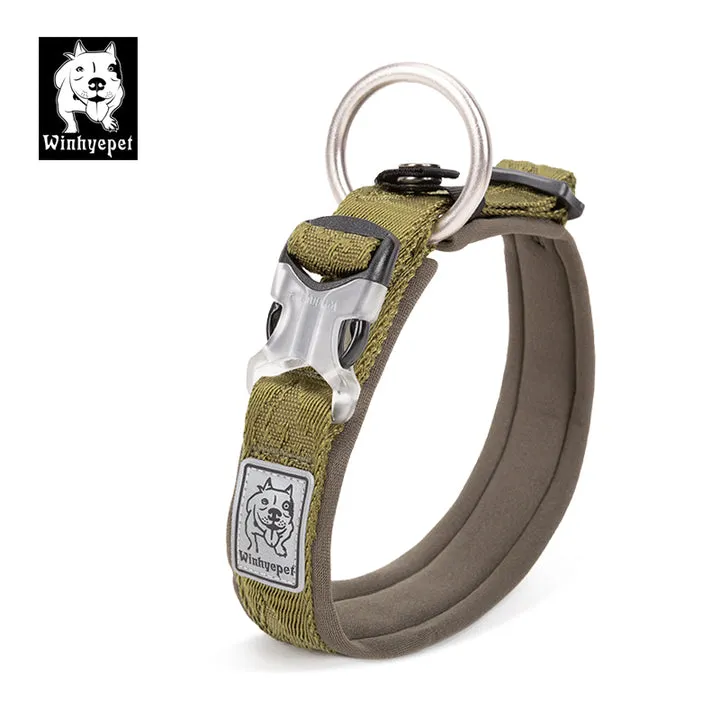Whinhyepet Dog Collar army green -3XL