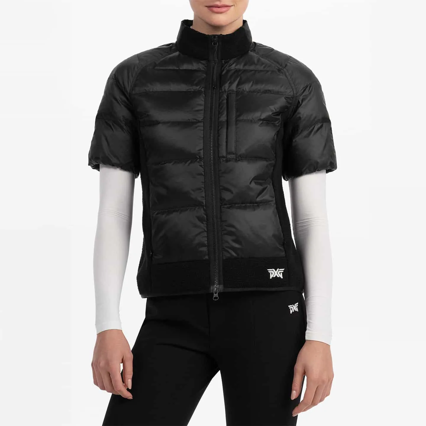 Women's Short Sleeve Puffer Jacket